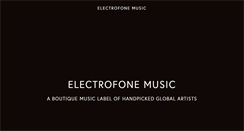 Desktop Screenshot of electrofone.com