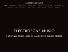 Tablet Screenshot of electrofone.com